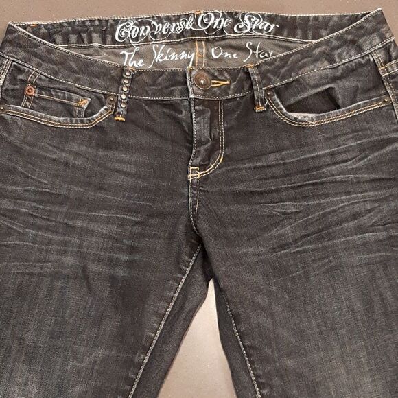 Converse Denim - Converse "The Skinny One Star" Dark Denim Jeans